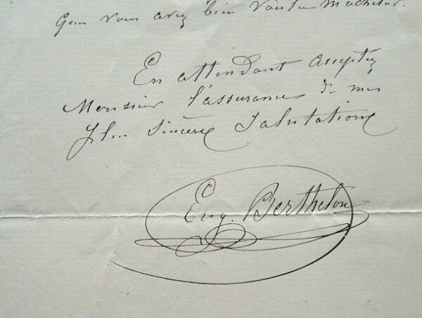 Eugène Berthelon trouve un acquéreur pour son dernier tableau.