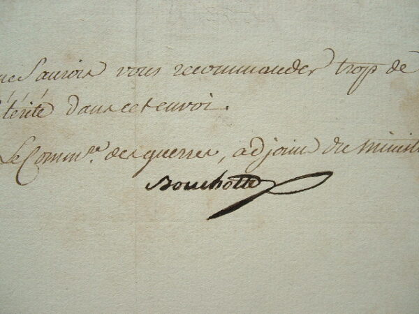 Bouchotte, nouveau ministre de la Guerre, s'attaque aux comptes.