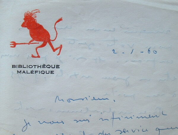 Claude Seignolle à la recherche d'illustrations érotiques.