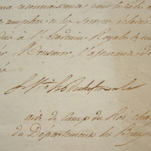 Le Vicomte de La Rouchefoucauld et l'Académie Royale de Musique.