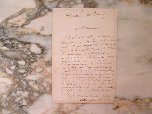 Alfred Darjou réalise des affiches pour l'opéra.