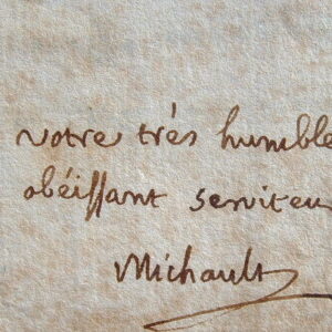 Jean Bernard Michault, insulté, quitte l'Académie de Dijon.