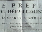 L'instruction interdite les jours de décade à Saintes.
