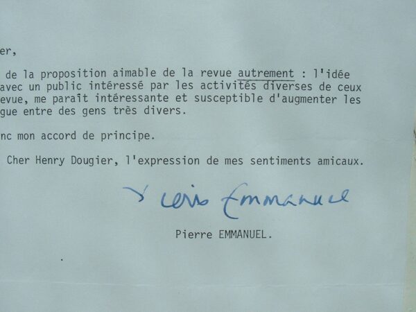 Pierre Emmanuel favorable au dialogue.