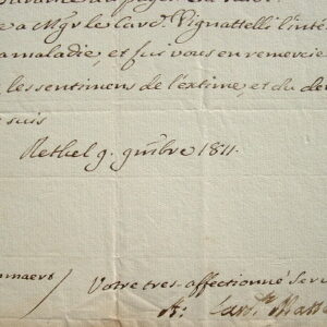 Le cardinal Mattei se fait payer.