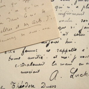 L'historien Achille Luchaire, humaniste comblé.