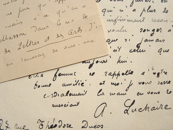 L'historien Achille Luchaire, humaniste comblé.