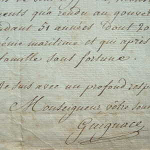 Un capitaine de frégate veut reprendre du service.