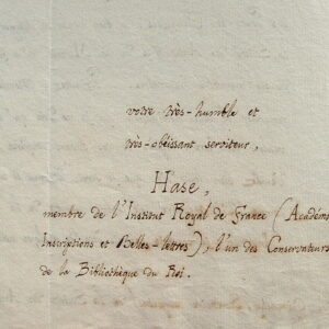 Hase admis à la Société des Antiquaires de la Morinie.