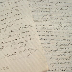 Camille de La Croix découvre l'hypogée de Poitiers.