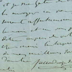 Salladrouze de Lamornaix envoie ses invitations.