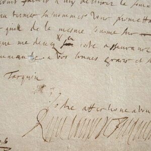 L'abbé de Mouzon, René Louis de Ficquelmont, fait ses comptes.