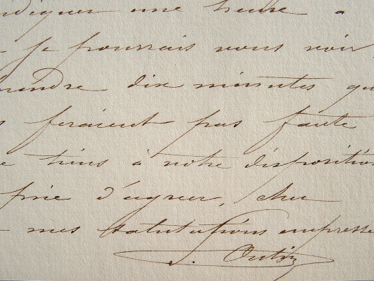 Le peintre Pierre Outin demande un cadre pour son tableau.