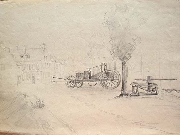 Vue énigmatique de Compiègne.