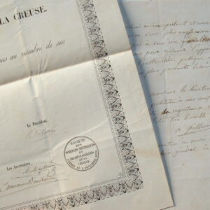 La Société des Sciences Naturelles de la Creuse nomme un membre.