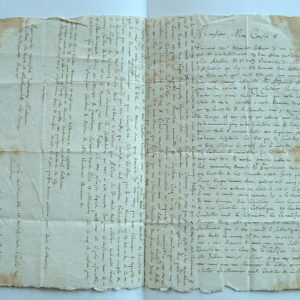 Lettre de Castres de 1643.