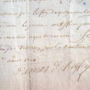 Le comte de Ruffey campe avec son armée à Troussey, en Haute-Meuse.