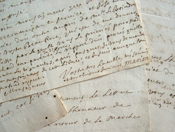 Marion de Nevers cherche à obtenir des lettres de noblesse.