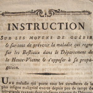 Une étrange maladie en Haute-Vienne.