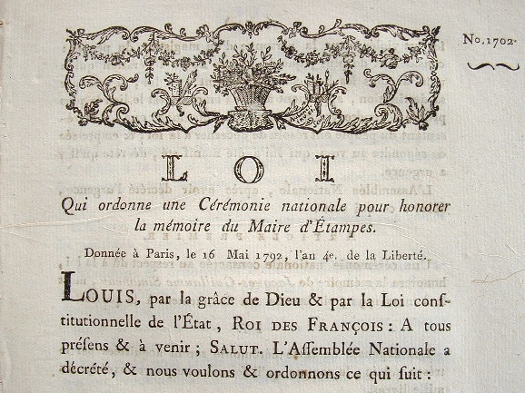 Une cérémonie à la mémoire du maire d'Etampes.