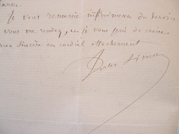 Jules Simon à la recherche d'une bonne place.