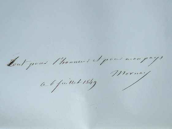 Devise du député de l'Oise, de Mornay.