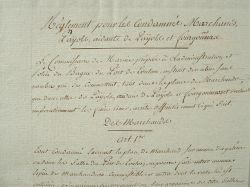 Un règlementation durcie pour les forçats du bagne de Toulon.