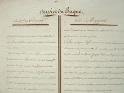 Rapport sur la situation du bagne de Toulon.