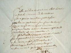 Poème licencieux du XVIIIe.