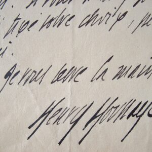 Henry Houssaye aide un mathématicien.