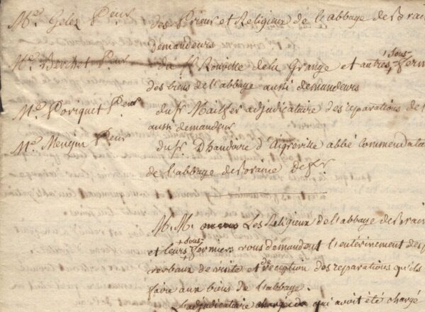 Des réparations contestées à l'abbaye Saint-Yved de Braine (Aisne).