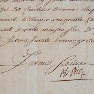 Lettre du naturaliste Picot de Lapeyrouse comme maire de Toulouse.