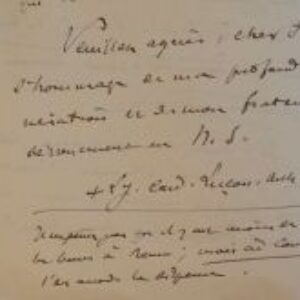 Mgr Luçon se remémore son élévation à l'archevêché de Reims.