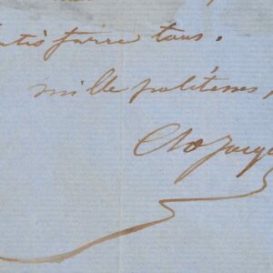 Le peintre Charles Jacque à la façon de Rosa Bonheur.