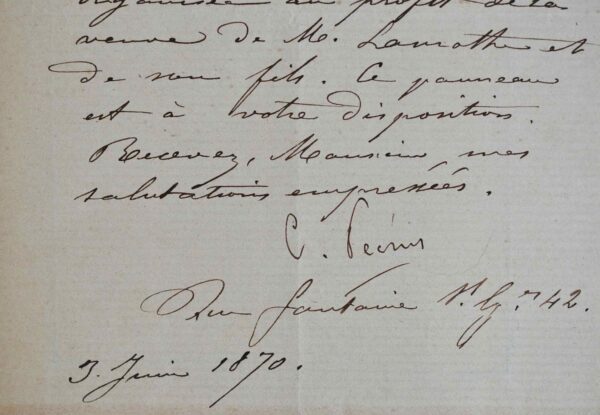 Le peintre Charles-François Pécrus promet un tableau.