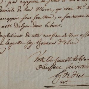 L'historien saint-quentinois Louis Hordret règle une affaire.