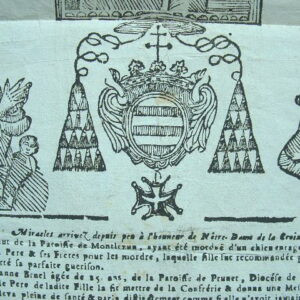 Gers. Les miraculés de Notre-Dame-de-la-Croix. XVIIIe.