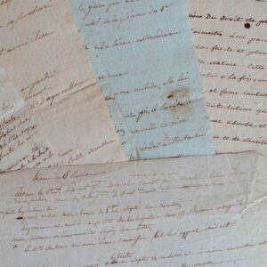 Important ensemble sur la fondation de la Société des Sciences et Arts de Montauban.