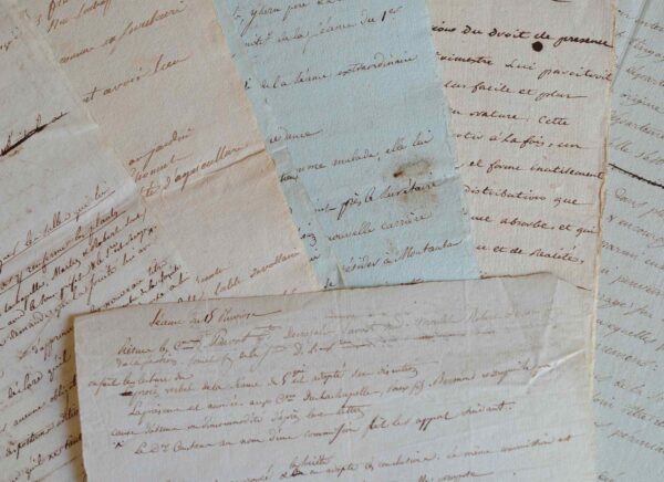 Important ensemble sur la fondation de la Société des Sciences et Arts de Montauban.