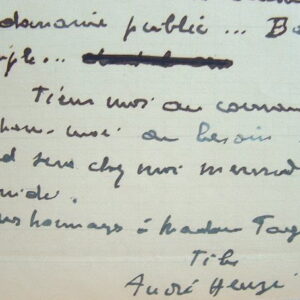 André Heuzé cherche un roman à adapter au cinéma.