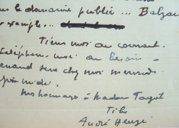 André Heuzé cherche un roman à adapter au cinéma.