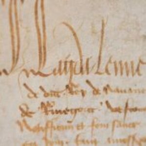 Madeleine de France nomme un chambellan du roi de Navarre.