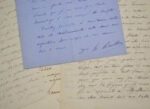 Correspondance de 7 lettres du botaniste Henri Baillon.