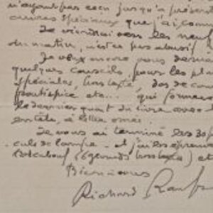 Le peintre suisse Richard Ranft achève la gravure du Crépuscule des Dieux.