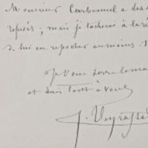 Cinq lettres du peintre Jules Jacques Veyrassat sur les délibérations du Salon.