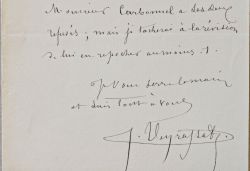 Cinq lettres du peintre Jules Jacques Veyrassat sur les délibérations du Salon.