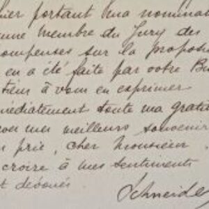 Eugène Schneider fait visiter ses usines du Creusot.