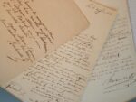 Trois lettres de Louis Nicolas Bescherelle.
