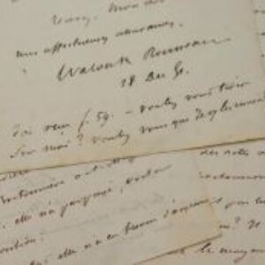 Deux longues lettres de René Waldeck-Rousseau.