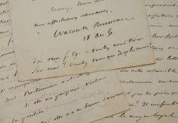 Deux longues lettres de René Waldeck-Rousseau.